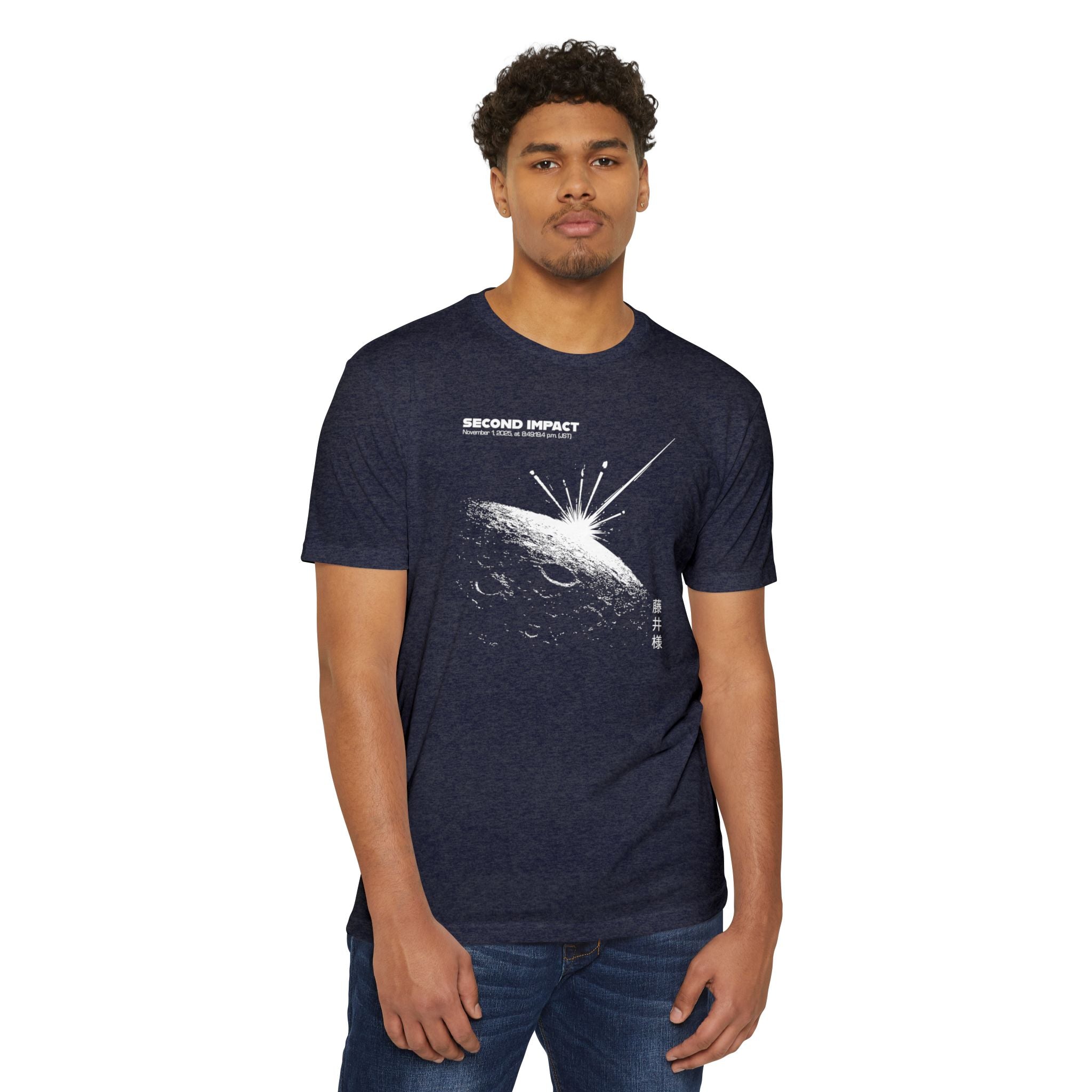 Asteroid Impacts the Moon T-Shirt