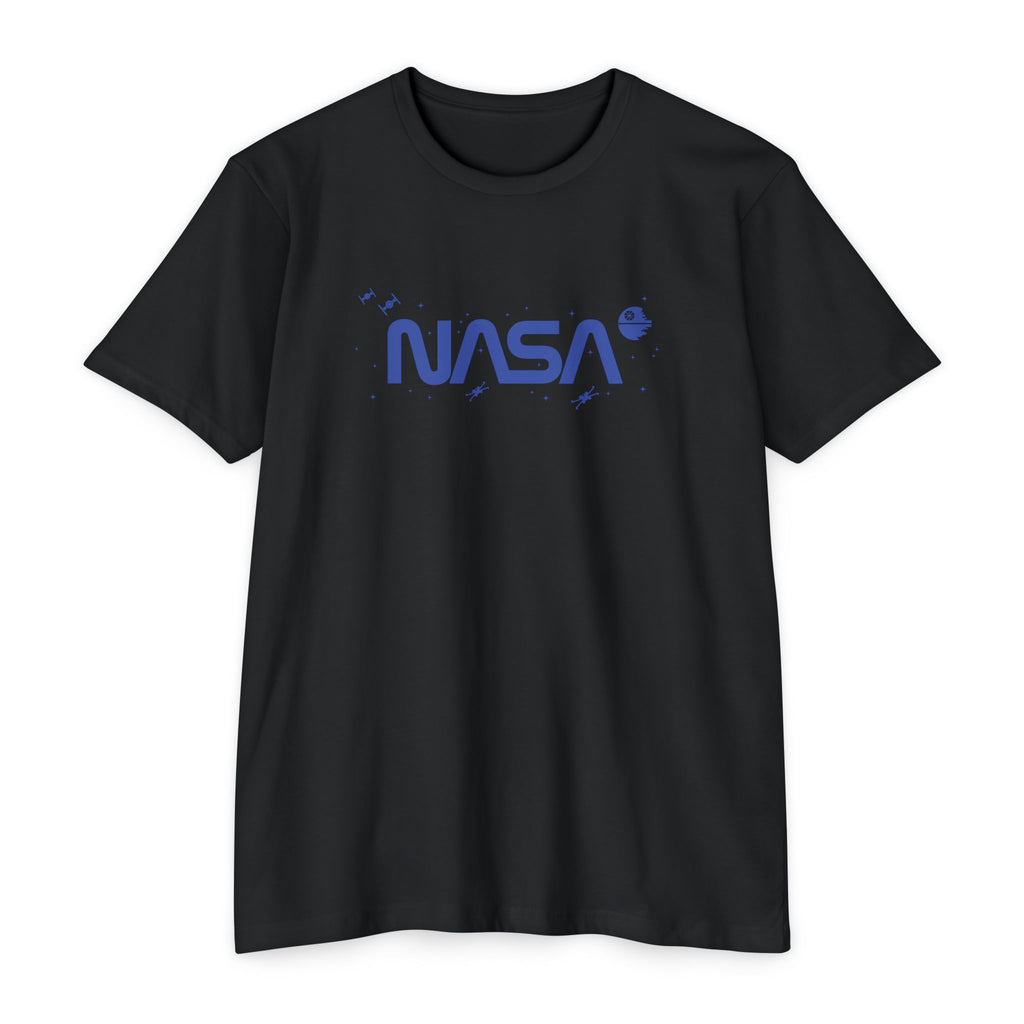 NASA in a Galaxy Far, Far Away Logo T-Shirt - Blue