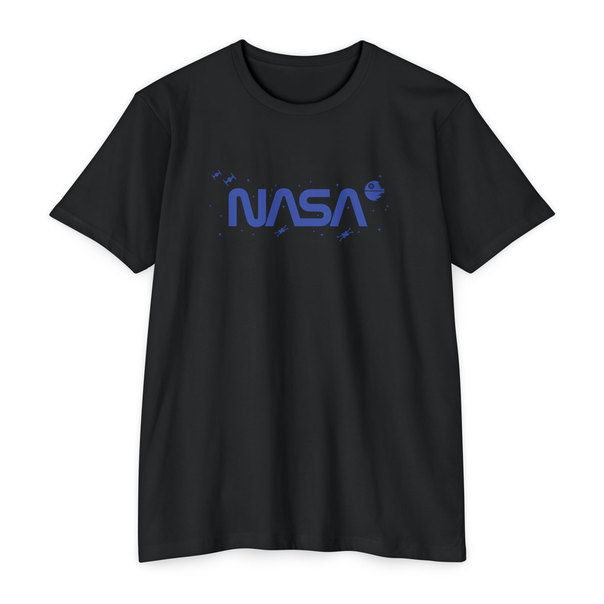 NASA in a Galaxy Far, Far Away Logo T-Shirt - Blue