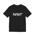 NASA in a Galaxy Far, Far Away Distressed White Logo T-Shirt