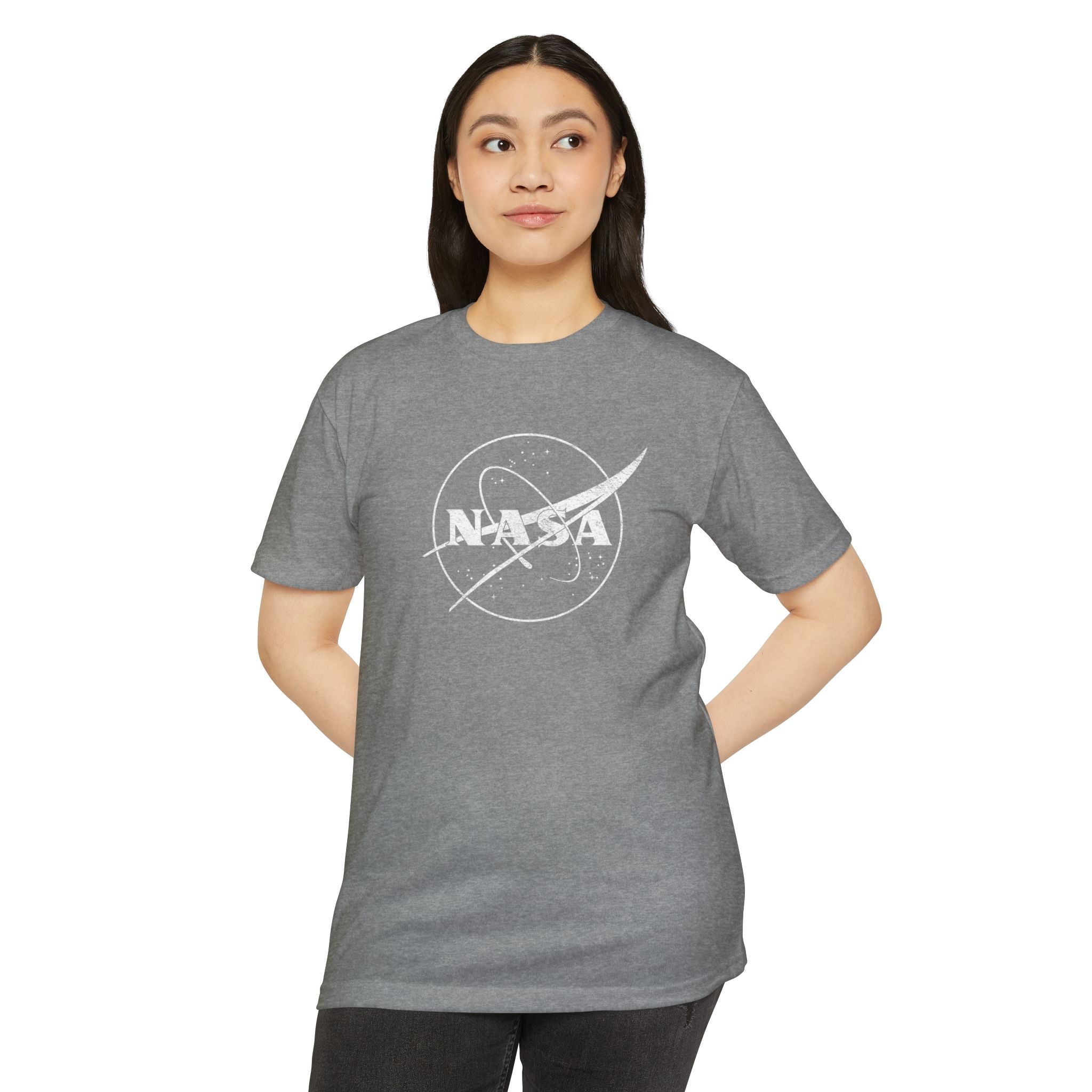 NASA Meatball Whitewash Logo T-Shirt