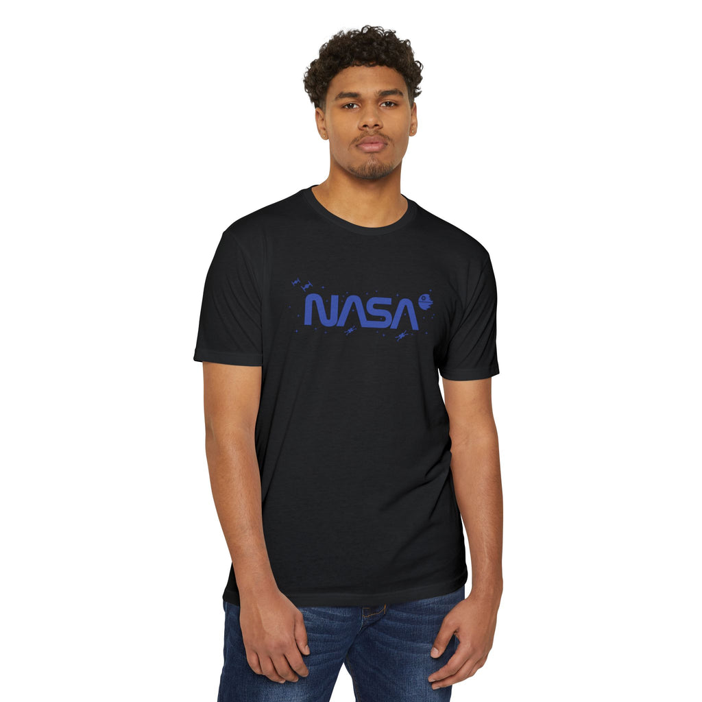 NASA in a Galaxy Far, Far Away Logo T-Shirt - Blue