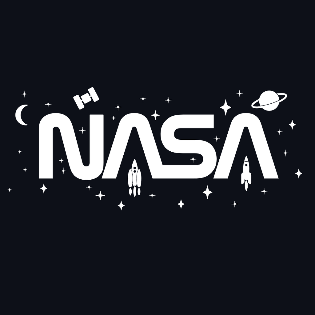 NASA In Outer Space Logo T-Shirt