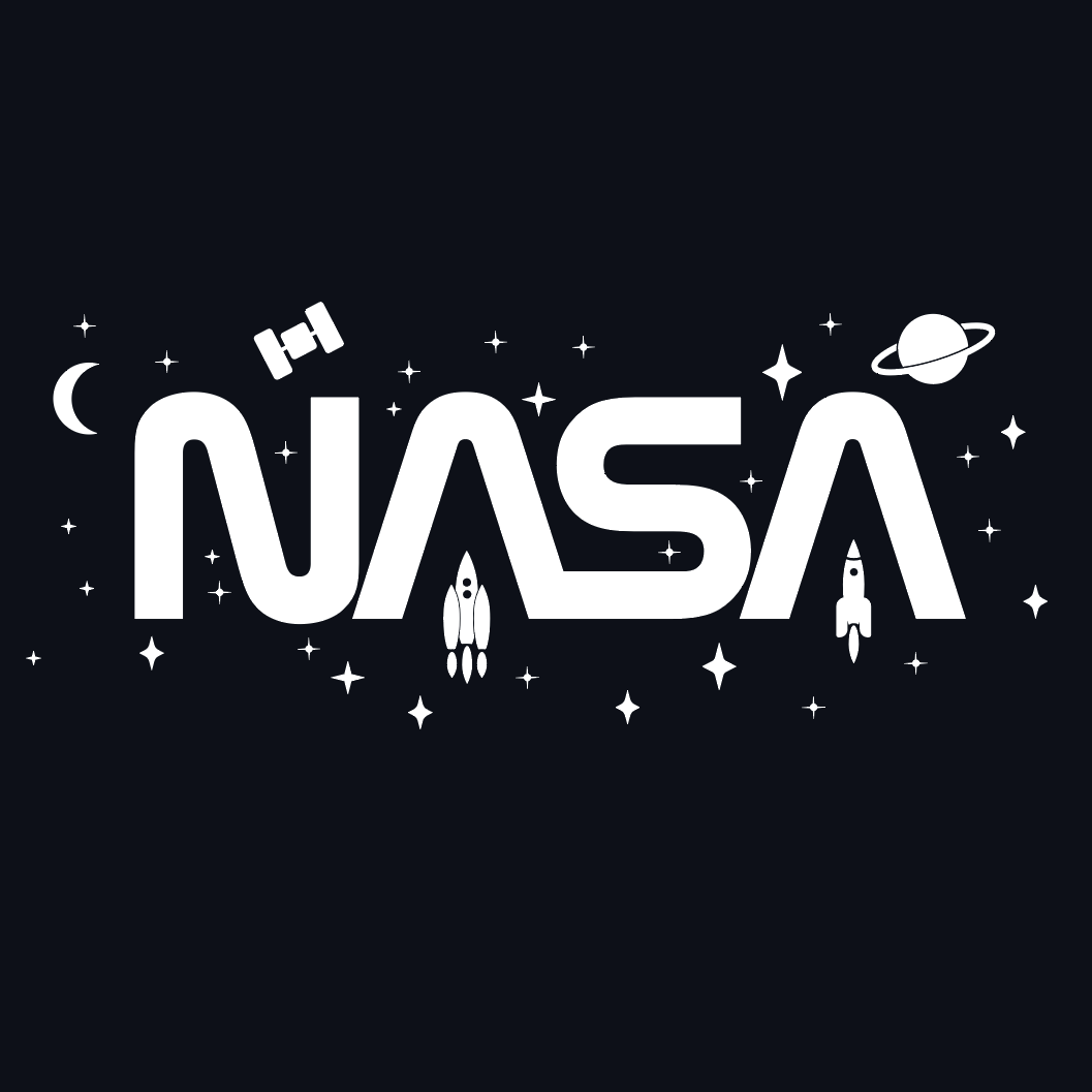 NASA In Outer Space Logo T-Shirt