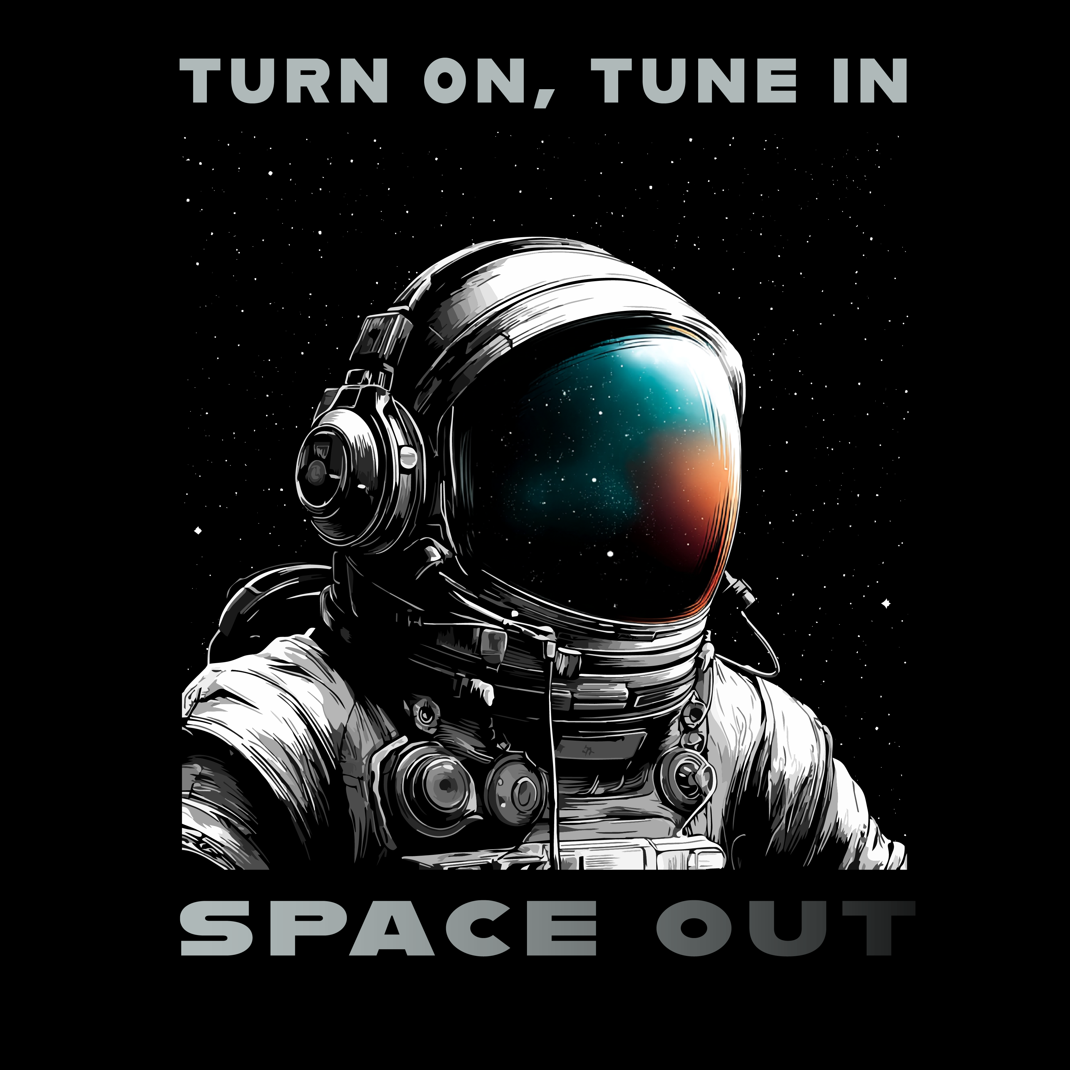 Turn On, Tune In, Space Out T-Shirt