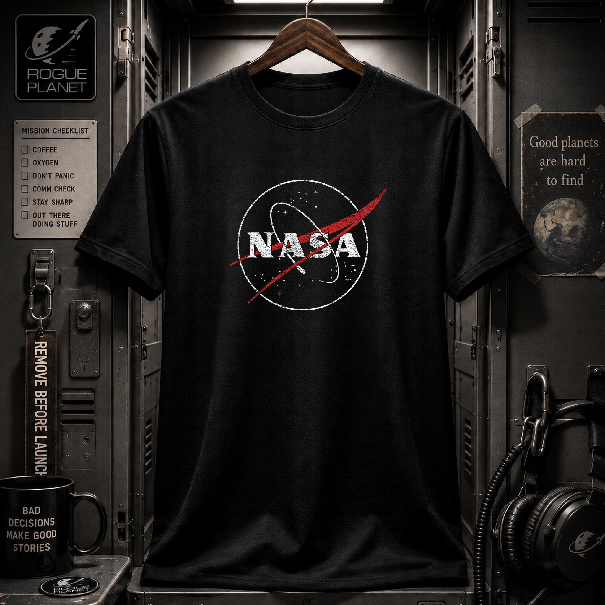 Retro NASA Meatball Logo T-Shirt