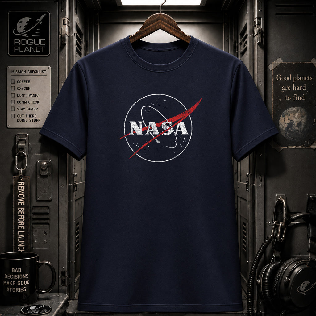 Retro NASA Meatball Logo T-Shirt