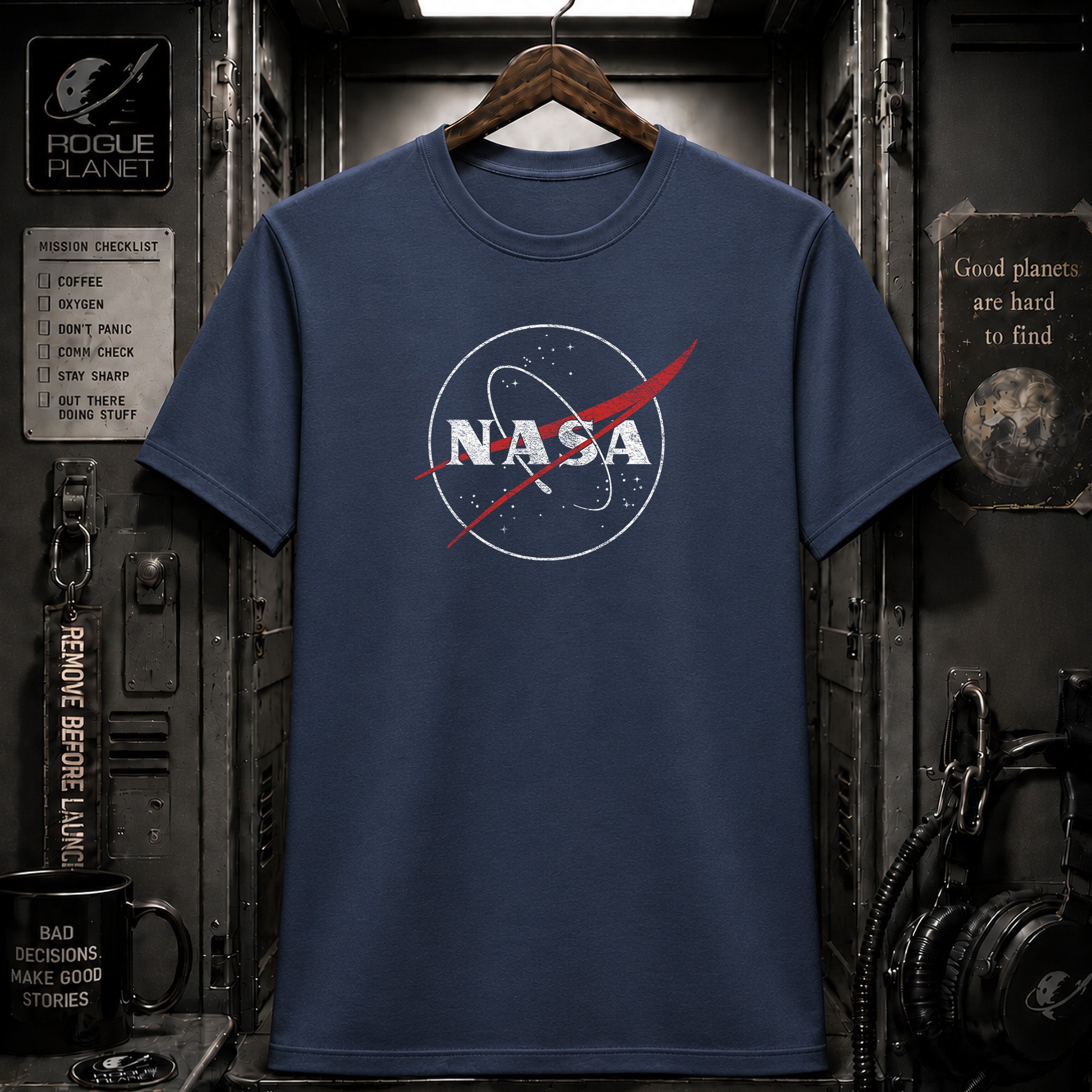 Retro NASA Meatball Logo T-Shirt