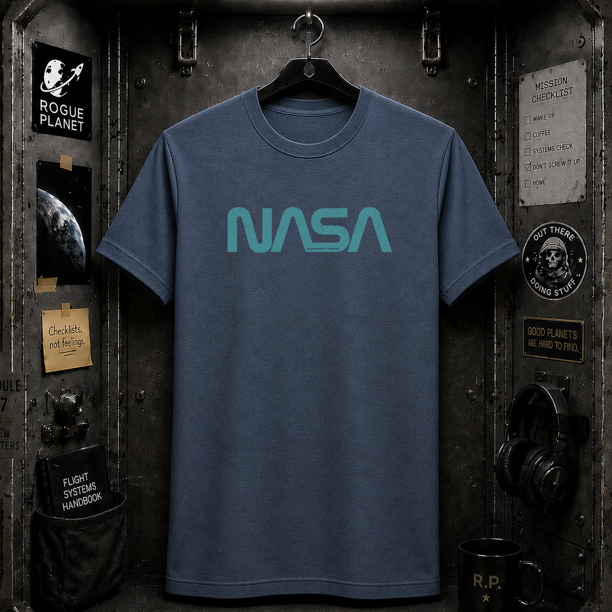 NASA Worm Logo - Dare Mighty Things