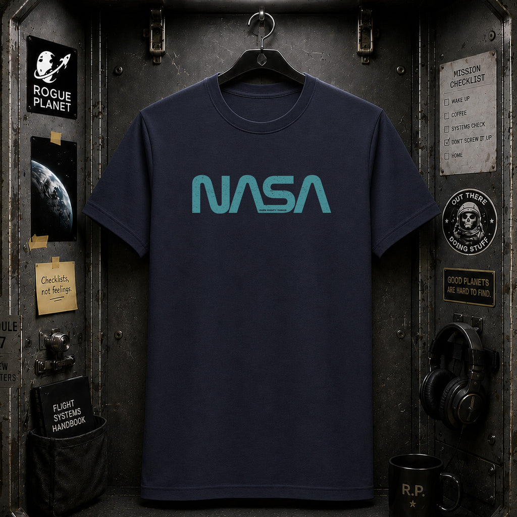 NASA Worm Logo - Dare Mighty Things