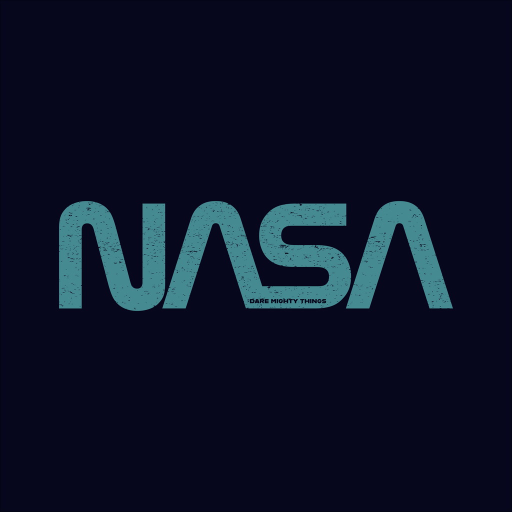 NASA Worm Logo - Dare Mighty Things