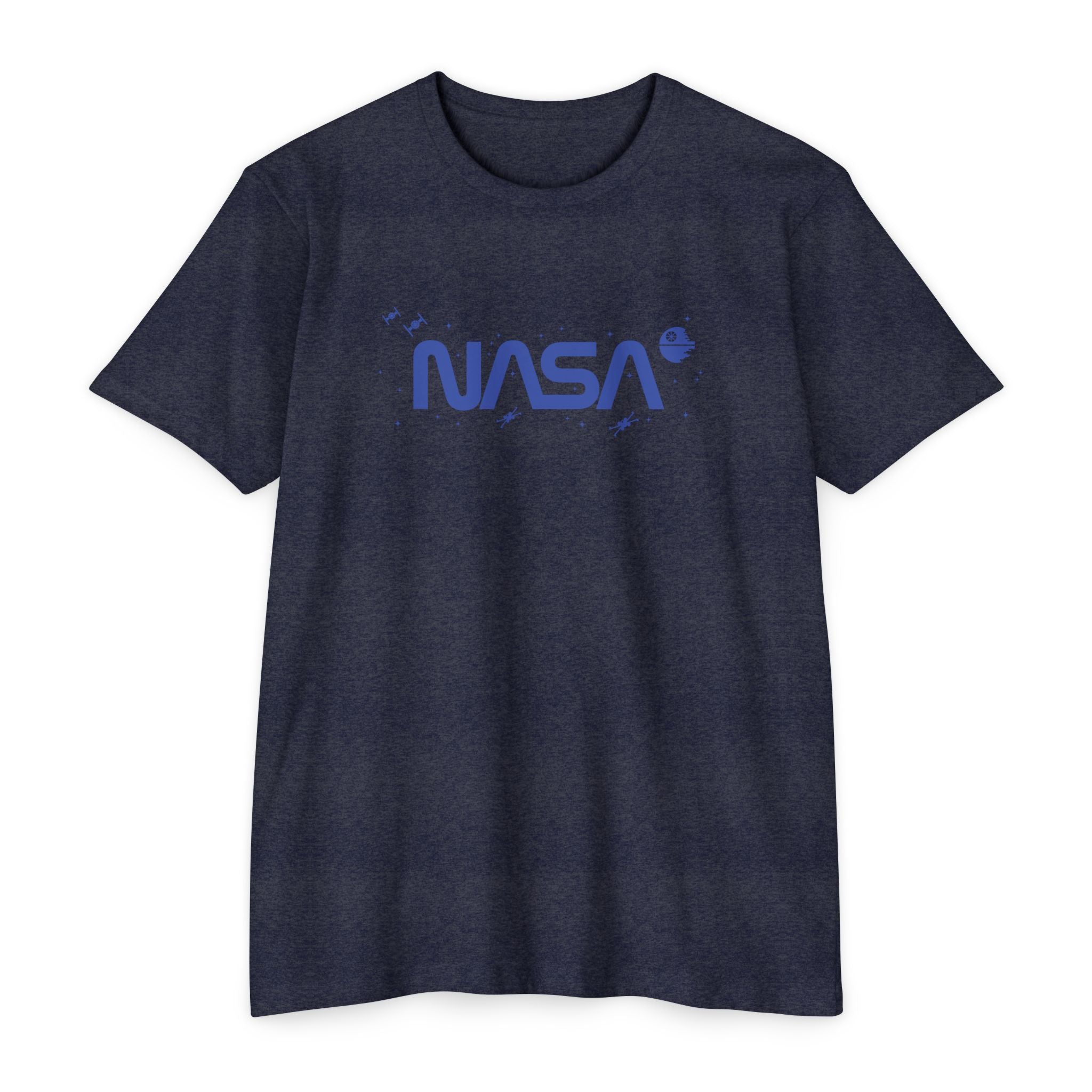 NASA in a Galaxy Far, Far Away Logo T-Shirt - Blue