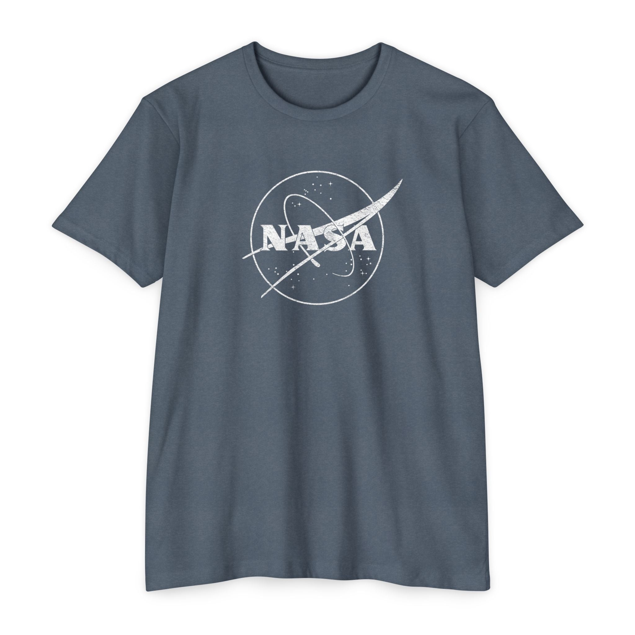 NASA Meatball Whitewash Logo T-Shirt