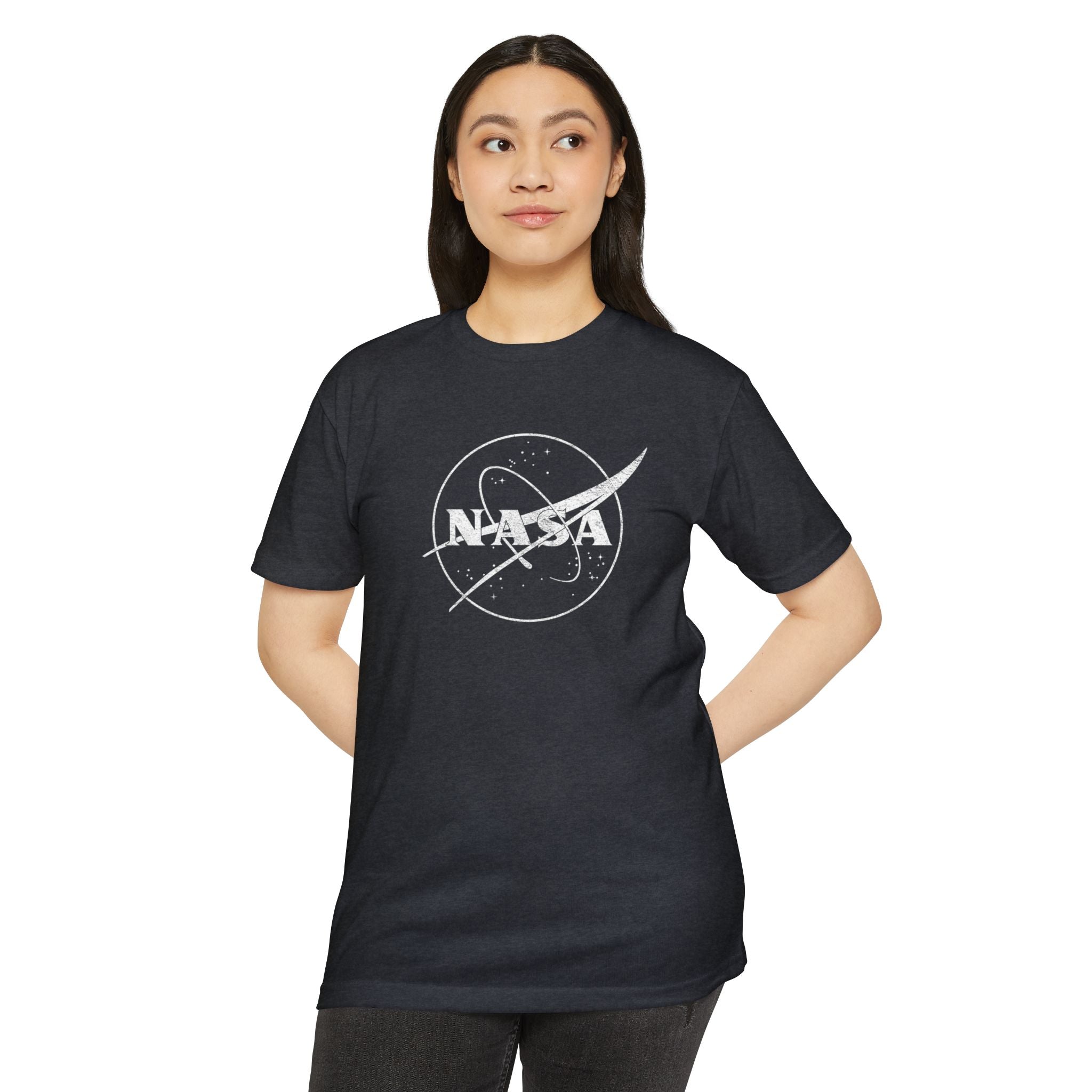 NASA Meatball Whitewash Logo T-Shirt