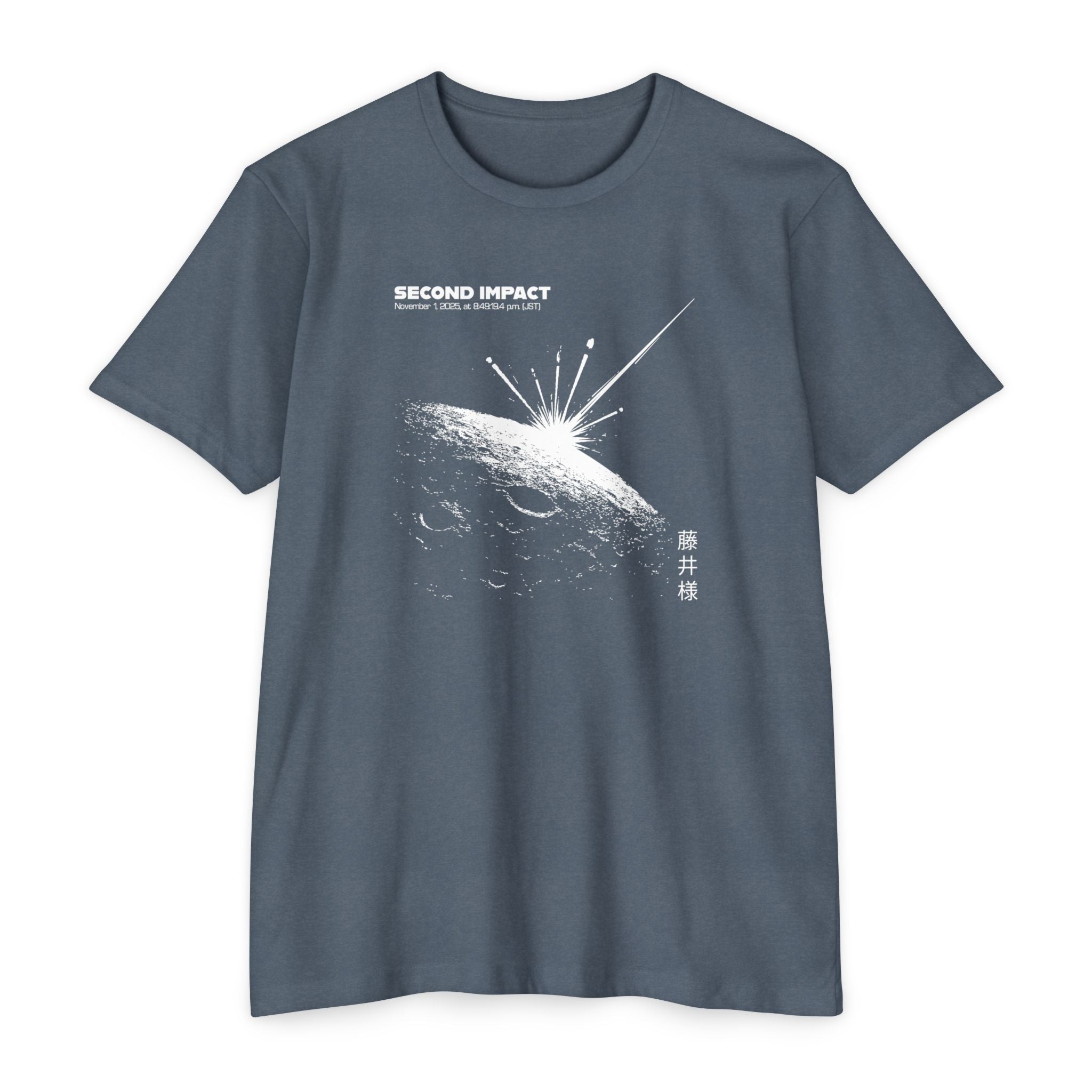 Asteroid Impacts the Moon T-Shirt