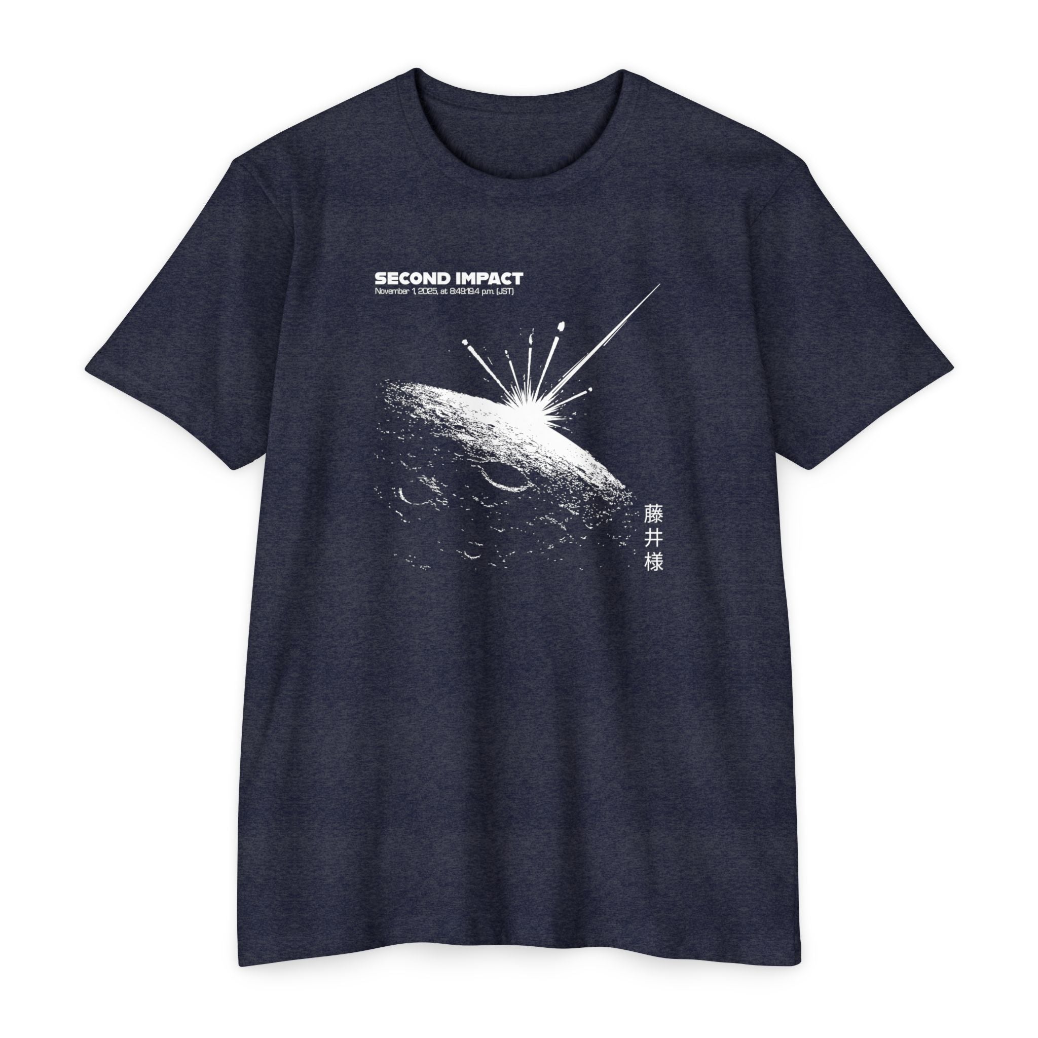 Asteroid Impacts the Moon T-Shirt